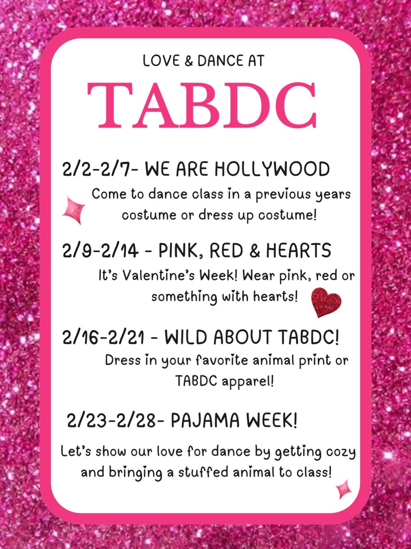 February is all about love & dance! 🩷🩰