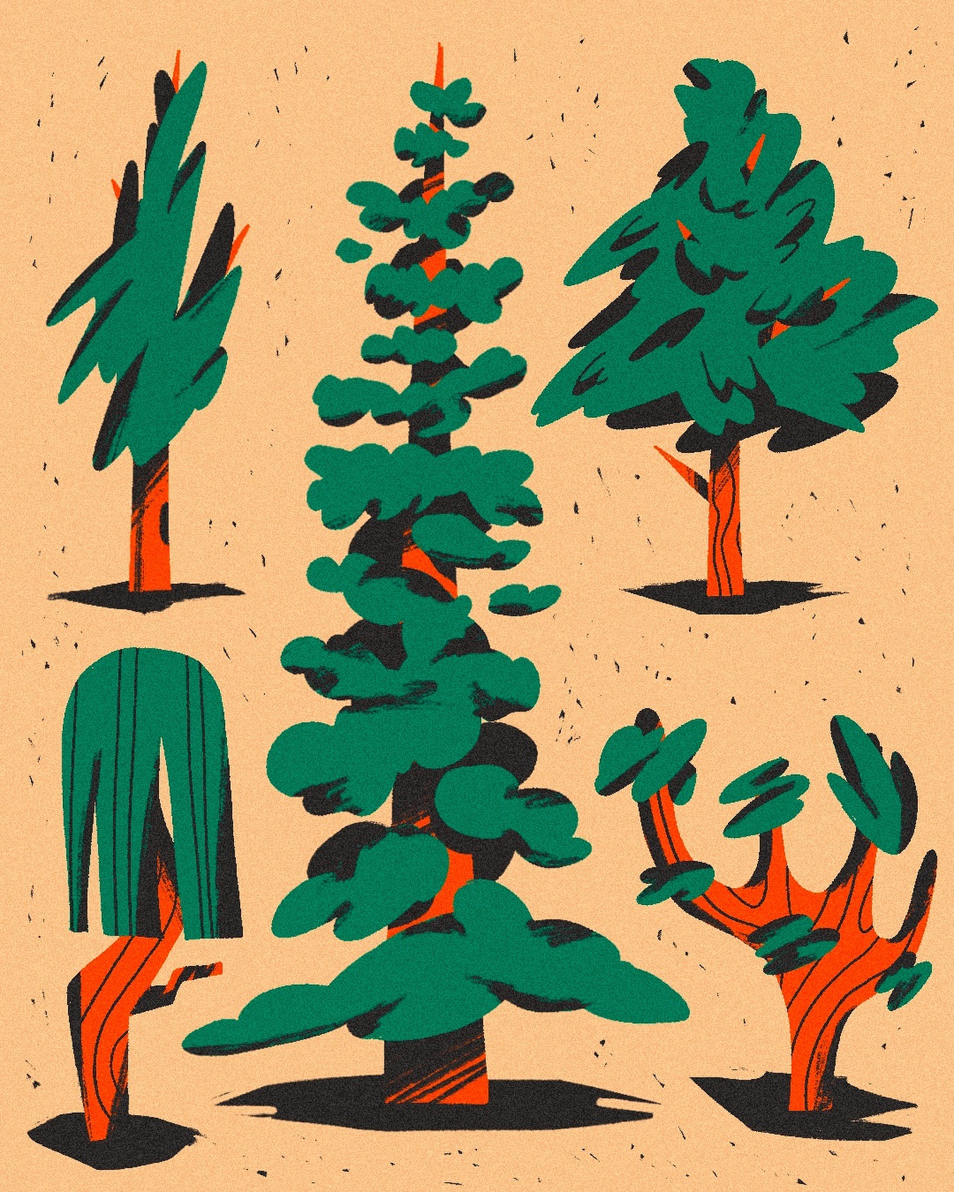 🌲Tweez🌲
Made with @procreate @truegrittexturesupply @retrosupply @photoshop
#procreate #photoshop #digitalart #nature #trees #illustration #design