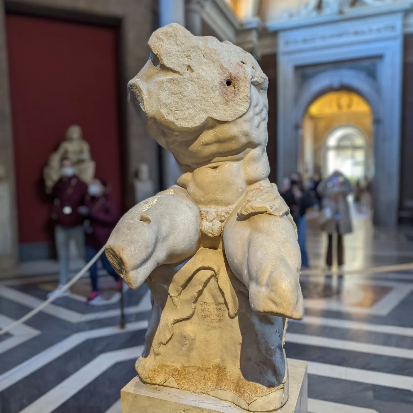 The Belvedere Torso from the Vatican Museum. Well known in the Renaissance it heavily influenced the artistic development of Michelangelo! #renaissance #sculpture #vaticanmuseum