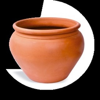 Vaso barro baú
