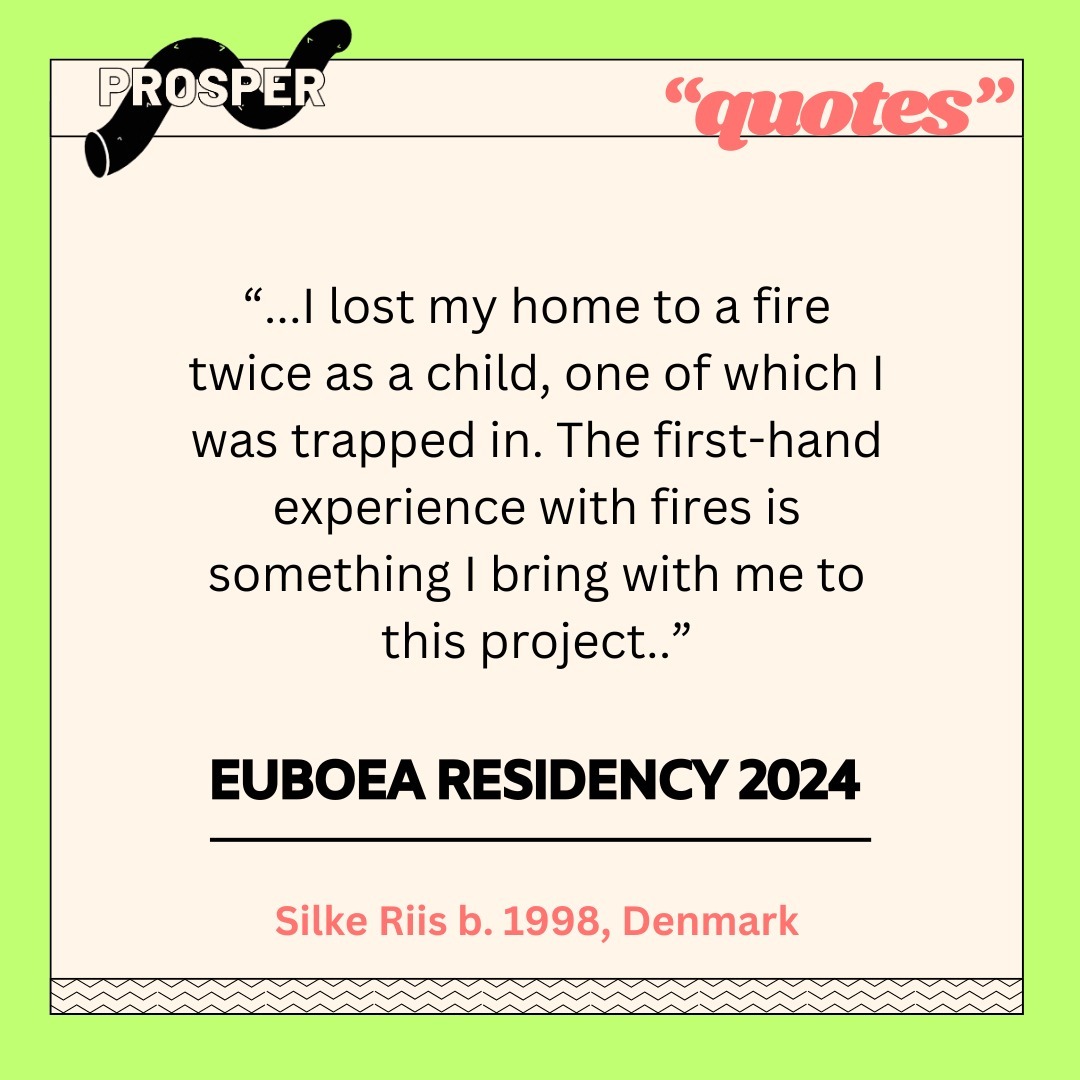 Our relationship with fire and wildfires as humans is based on fear, and while reading this application, we found that this artist can bring a very interesting and personal perspective to the residency.
#artist #artresidency #artistresidency #euboea #evia #eviaisland #greece #quotes #healing #wildfire #fear #climatecare #ceramics #clay
