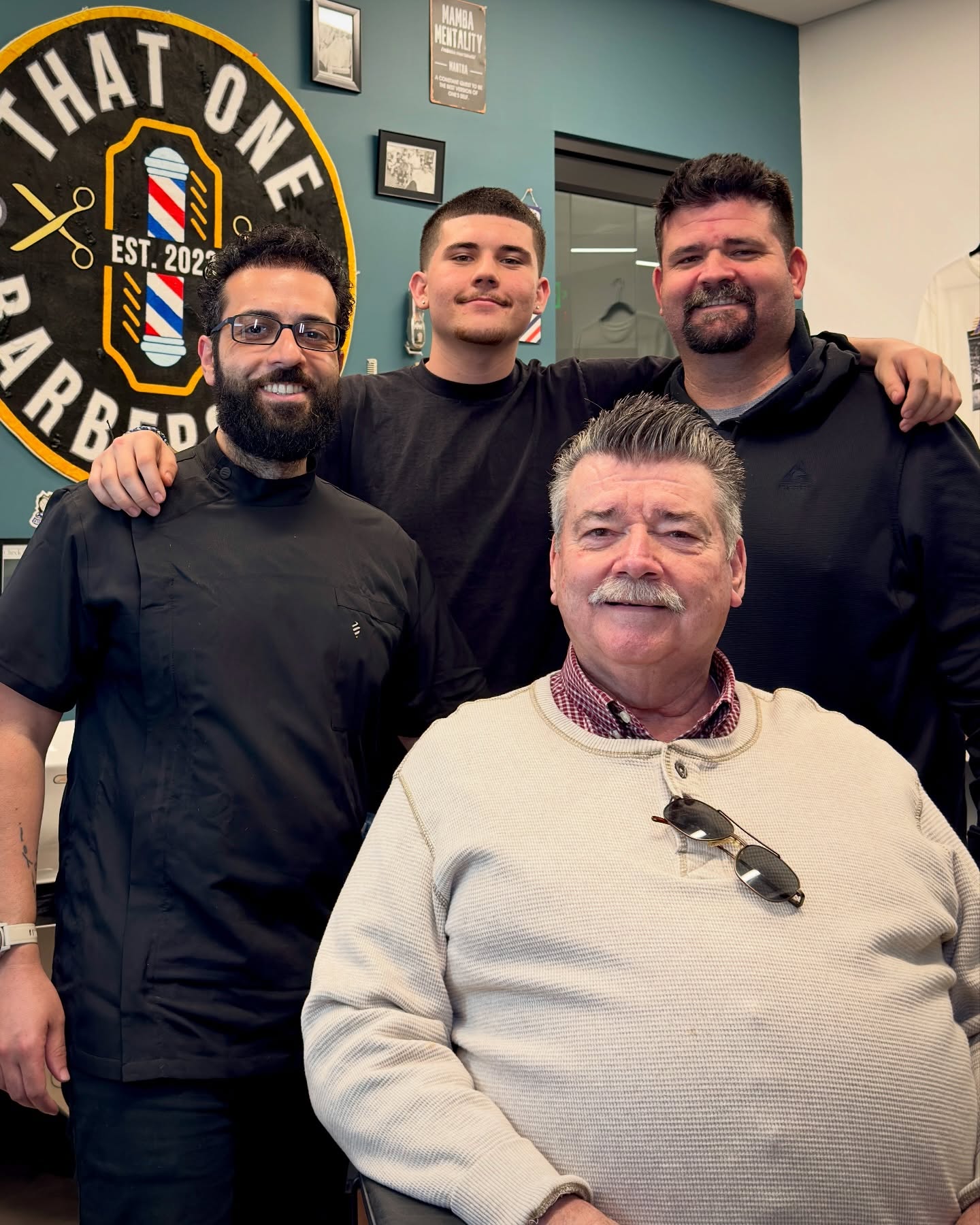 3 GENERATIONS
Grandfather, son, and grandson in the shop.
I’ve had the chance to cut all three of their hair. Grateful for the trust.
Certified Sohl man. ✂️