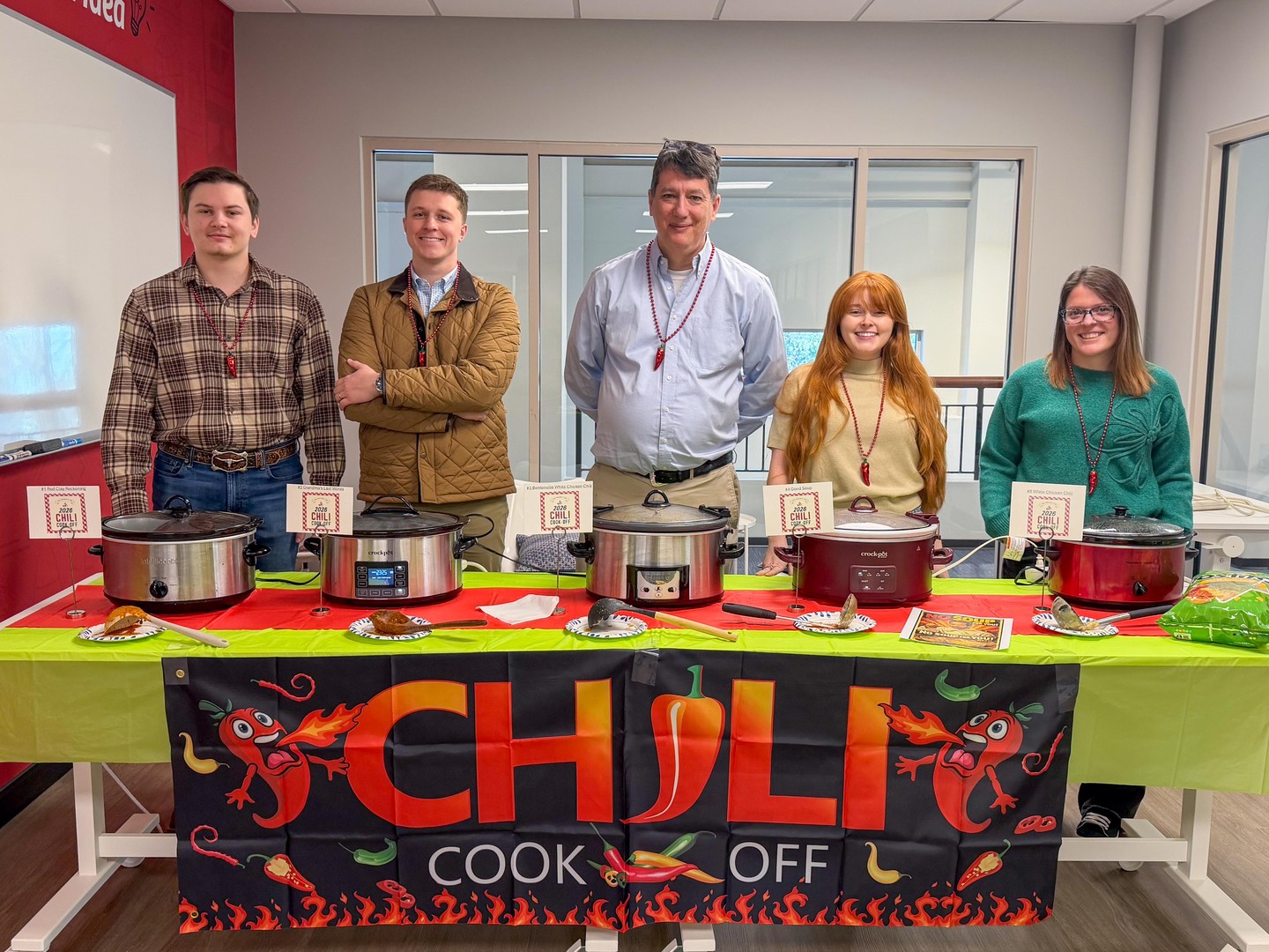 Things are heating up at HPG! 🌶️
Our Annual Chili Cook-Off was full of spices, smiles, and some serious friendly competition. Congrats to our 2026 Chili Cook-Off Champion, Connor, for bringing the heat! 🌶️🔥
