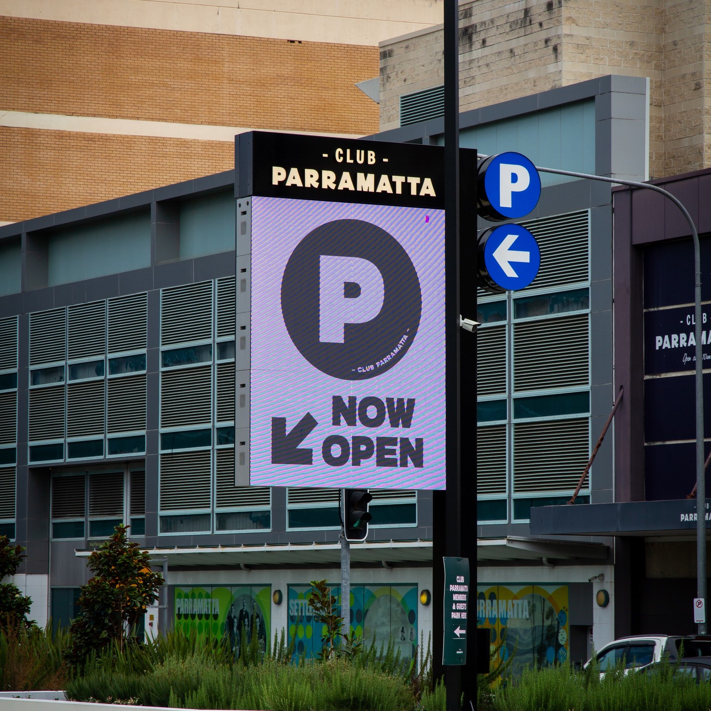 Club Parramatta Pylon