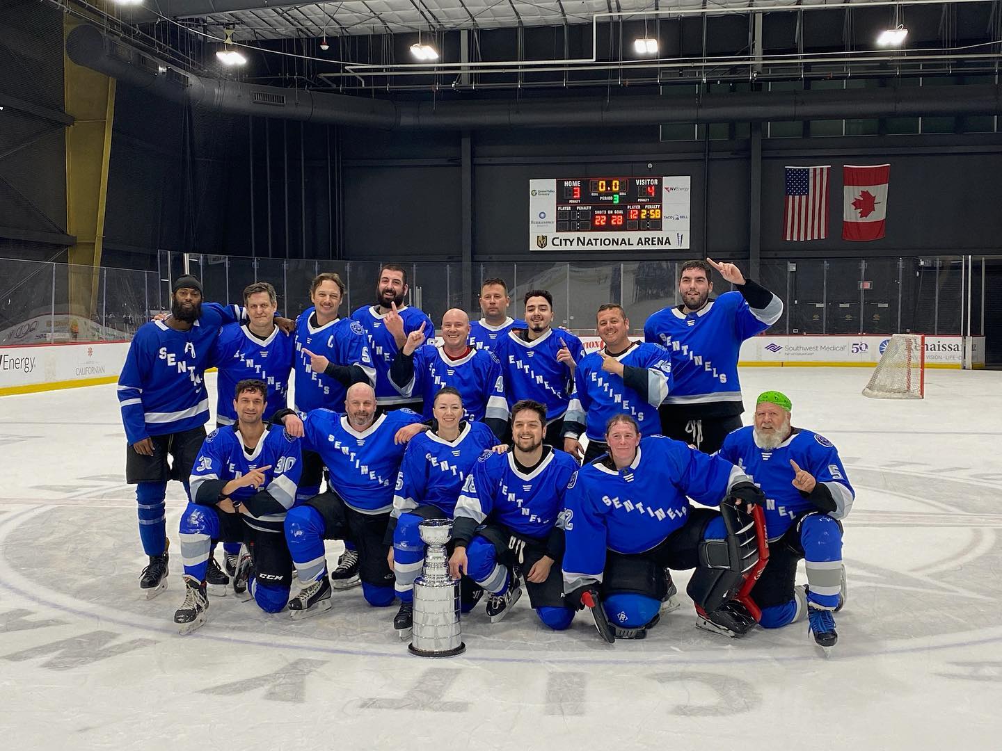 🏆🏆🏆 🚨🚨🚨
Great season by the E2 Division Sentinels of the CNA Adult Hockey League, capping it off with the league championship trophy.
This crew, led by firefighter Josh Himmelrick, was strewn together last second with first responders who met for the very first time in that locker room and quickly developed the chemistry needed to get the job done against some great opponents.
Congrats team!
If you’re a first responder in the Las Vegas area looking to play hockey, DM us today to get on one of our teams across the valley.
#noonefightsalone #samehere
.
.
.
.
#hockey #beerleague #nhl #vegasgoldenknights
#nonprofit #nonprofitsofinstagram #mentalhealth #mentalhealthawareness #mentalhealthmatters #mindfulness #smashthestigma #fitness #firstresponder #firstresponderfitness #firstresponderhealth #lasvegas #vegas #humanizingthebadge #lawenforcement #fire #firefighter #ems #emt #medical #emergencymedicine #nurse #nursing