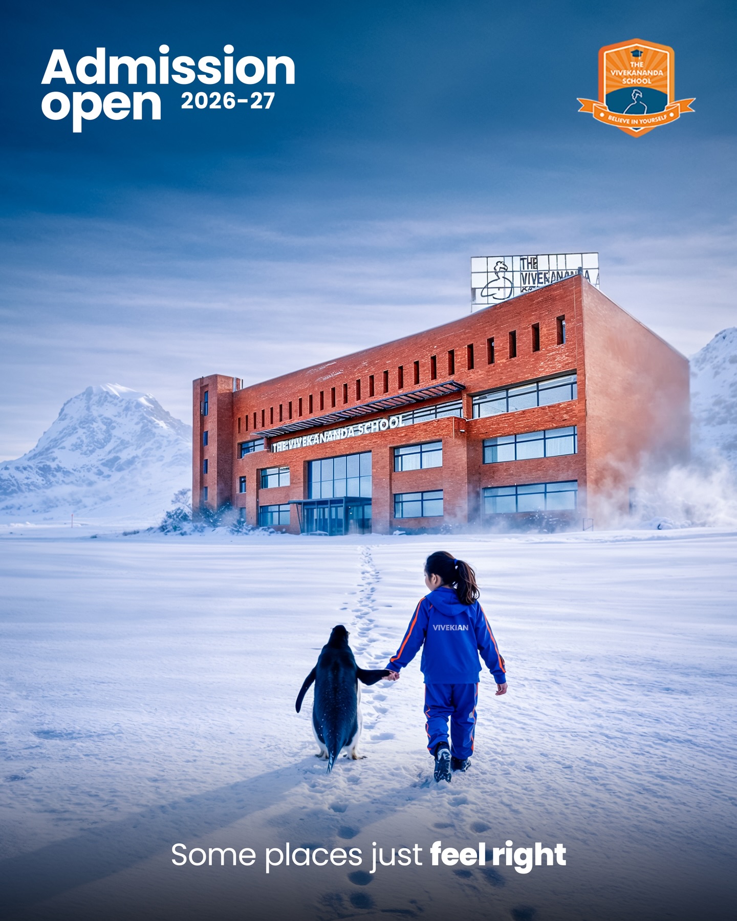 A place where questions are welcomed, ideas are nurtured, and every child is encouraged to grow with confidence. At The Vivekananda School Gurugram, we create an environment where curiosity thrives, creativity flows, and confidence grows every day.
Begin your child’s journey of self-belief today.
Admissions Open | Session 2026–27
#SchoolAdmission #AdmissionsOpen #Gurugram #penguin #trend