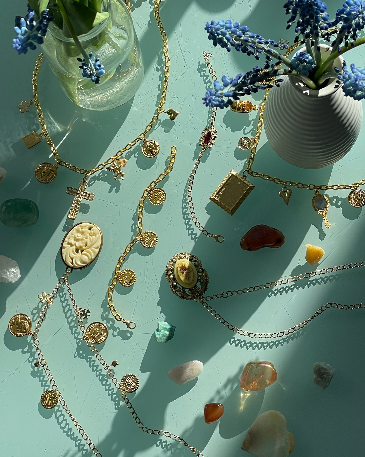 all pieces are for sale dm me for any questions!! Will be showing lot more new gold in the arc on Tuesday @ 1:30