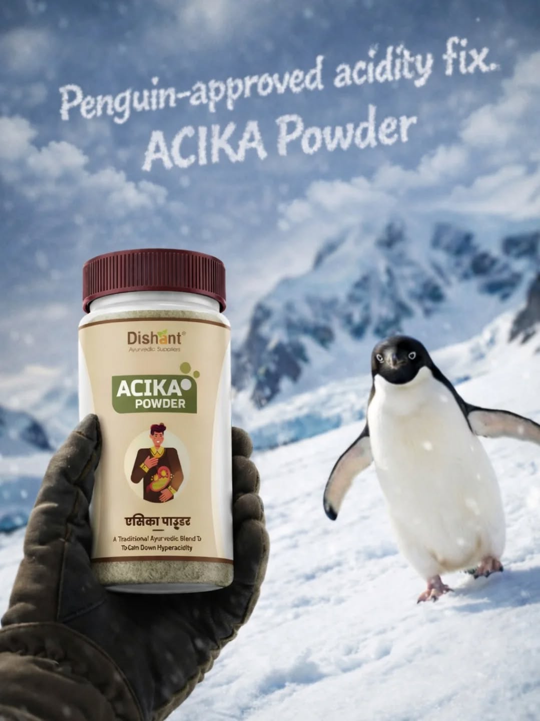 Nature has a way of finding the most efficient solutions for balance. Just as the penguin thrives in the coolest environments, ACIKA Powder is formulated to bring an immediate cooling sensation to your digestive system.
Hyperacidity and heartburn shouldn't slow you down. Our traditional Ayurvedic blend is meticulously crafted to neutralize acid and restore internal equilibrium, providing you with a refreshing sense of relief that lasts.
Experience the premium standard of Ayurvedic wellness. Trust the science of tradition to keep your gut health on track, no matter the season.
Action & Contact:
Buy now: www.dishantayurvedic.com
Contact us: +91 9428360333
#DishantAyurvedic #AcikaPowder #AyurvedaLifestyle #DigestiveHealth #naturalrelief