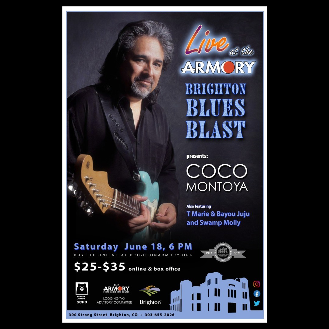 Blues lovers - Blues Blast is set for June 18! Headlining this year’s event will be blues guitarist and singer Coco Montoya at 8:45 p.m. The night will also feature T Marie and Bayou Juju and Swamp Molly. Find out details on our website (link in bio). 🎹🎷🎸