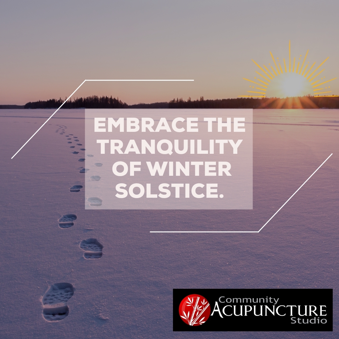 We hope you have a tranquil & peaceful winter solstice. The winter season is seen in Chinese Medicine as one to slow down, go within, one where ideas begin to form, and where rest and stillness are vital. Book your next acupuncture visit for a restorative seasonal tune up. #SolsticeOlympia #SlowDown