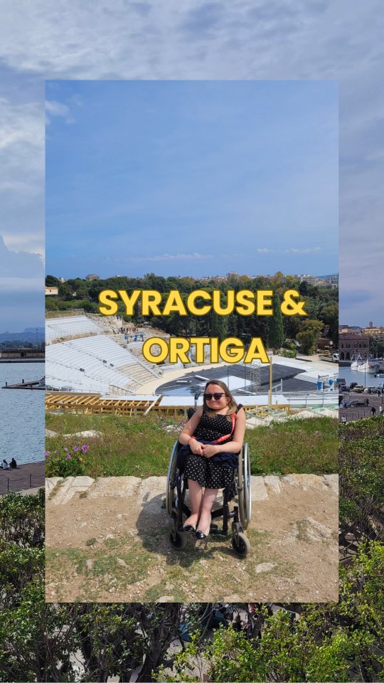 Our next stop on our accessible trip to Sicily was to Syracuse and the small island of Ortigia.
Syracuse is a UNESCO World Heritage Site and know for it's ancient Greek ruins
Our top places to visit are...
1. Ear of Dionysius 👂
Legend has it that the 5th century tyrant Dionysius I used the cave as a prison and the guards used the extraordinary acoustics to listen in on prisoners whispers as they echoed to the top.
Obviously we had to test this out with a howl! 🐺
Its very dark in here but is accessible, if a little bumpy in places!
2. Neapolis Archaeological Park 🏛
This park is home to Syracuse's Archaeological wonders and features Greek and Roman ruins, dramatic stone quarries and the Ear of Dionysius.
The most famous structure is the Greek Theatre which was one of the world's largest ever built a d still used for events today.
The main paths around the park are wide and accessible for wheelchairs. The surfaces are mostly level but some are uneven. Not all areas are accessible however the key sections can be accessed.
3. Castello Maniace 🏰
At the southern tip of Ortigia is this castle which was built in the 13th century as both a royal residence and a defensive fortress.
The castle was a little challenging access wise in places but it was possible to get round the extensive ground floor areas.
Syracuse and Ortigia are both nice places to spend a day rolling and exploring. As most of the best sites to visit are outside we'd recommend visiting on a good weather day! 🌞
Have you been to Syracuse and Ortigia? Which were your favourite places to visit?
#disabledtravel #accessibletravel #accessiblesicily #inclusivetravel