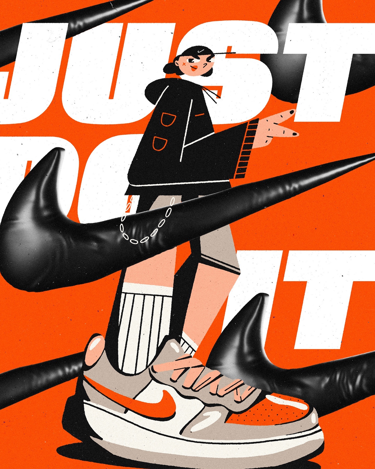 Fun lil design exercise playing with the @nike Swoosh! Be sure to watch the full process video on my YouTube :) (just do it ✔️)
#nike #design #graphicdesign #freelance #photoshop #blender #blender3d #illustration #procreate #digitaldesign @procreate