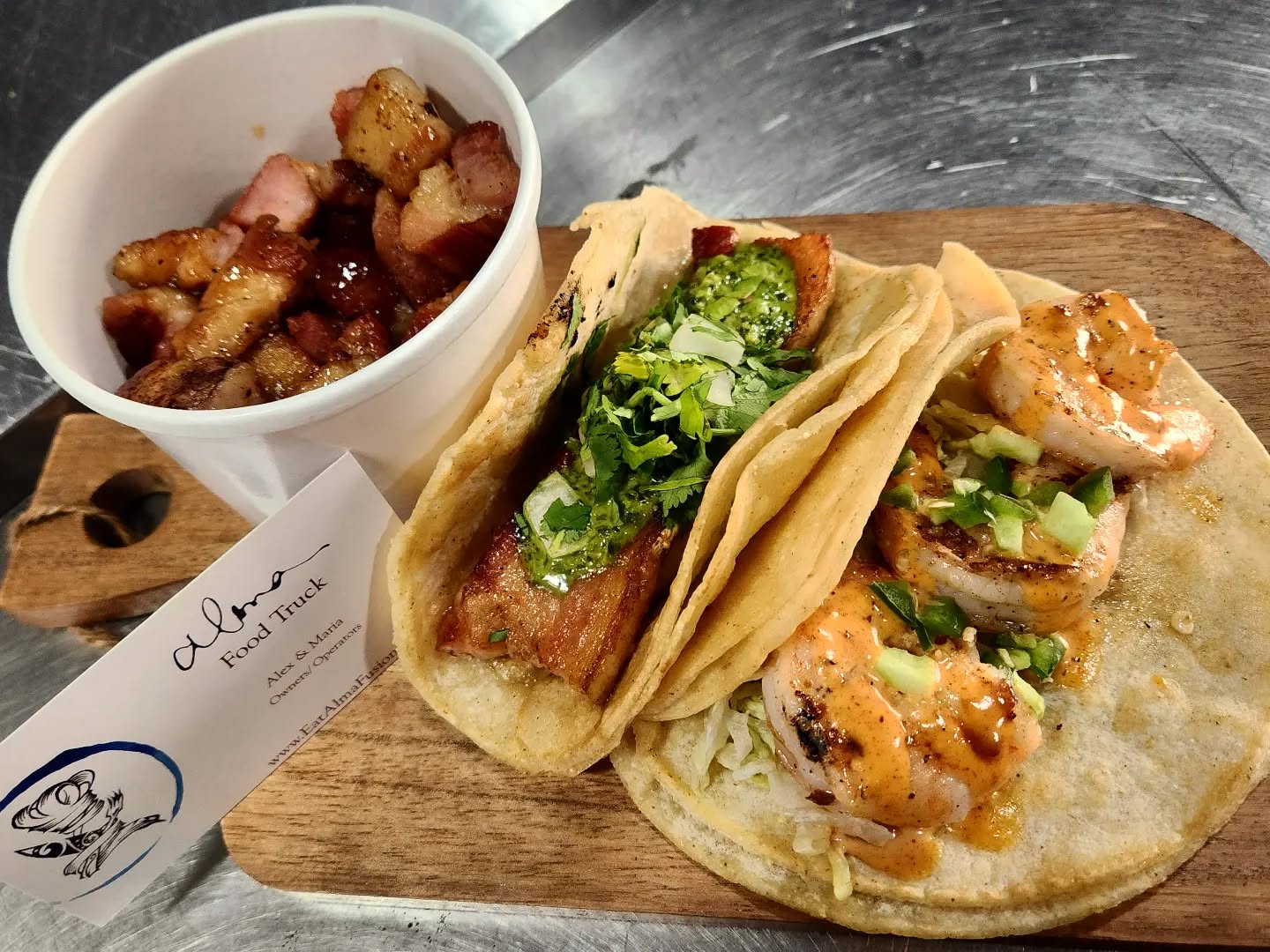 This week make sure to check us out! Our schedule is always on our website www.eatalmafusion.com