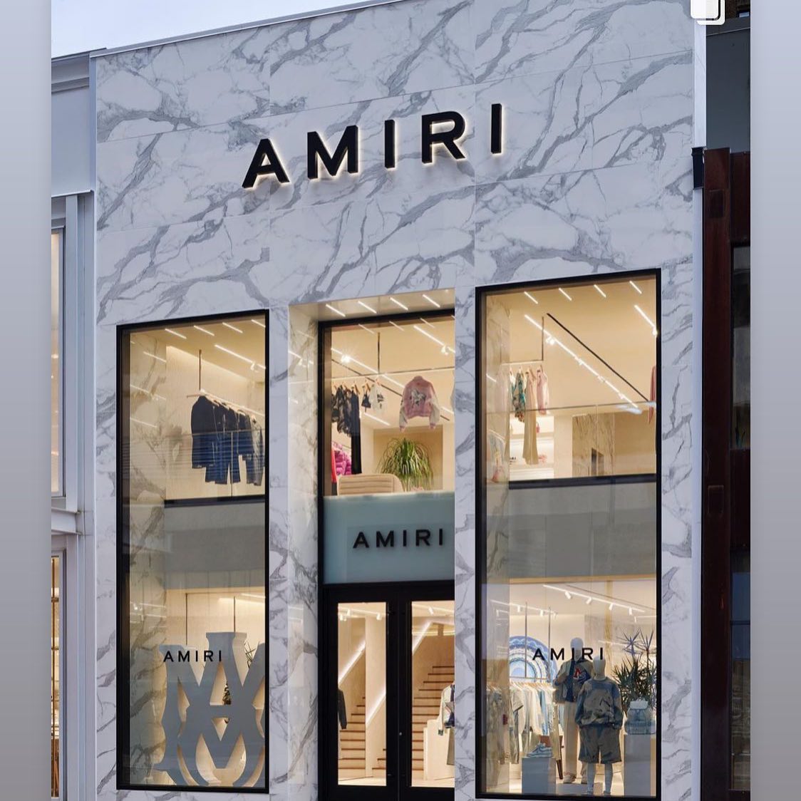 Congrats to entire Team Amiri and big thanks to #twoonetwodesign team for their hard work on this beauty !