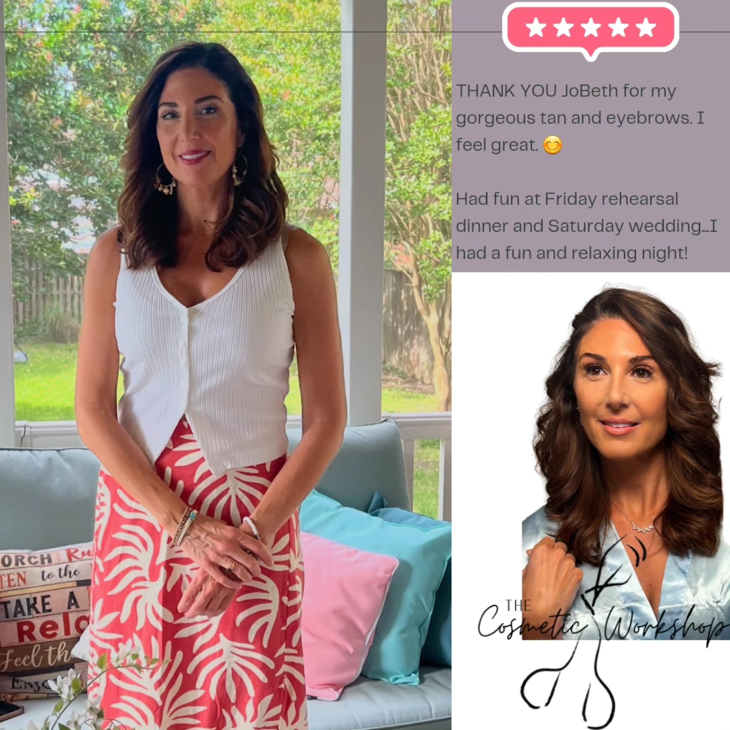 I loooove getting client pictures and texts 🥰 Come get your summer spray tans! Tans are always custom blended and hand sprayed. You'll have the most natural beautiful glow! And look at those hands, no orange knuckles or weird lines. 😊
.
.
.
#kensingtonmdspraytan #kensingtonmdbrows #kensingtonmd