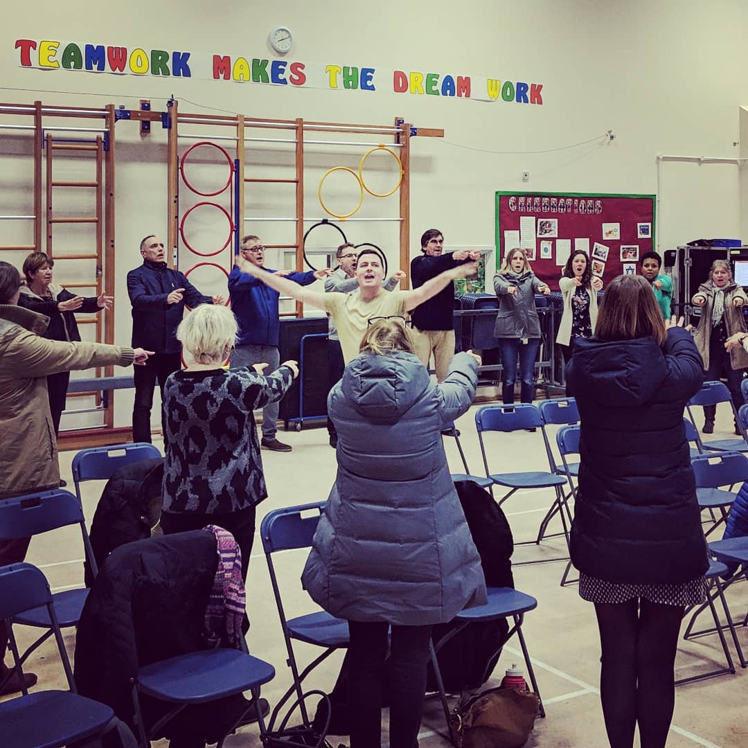 Fantastic to have our previous MD back to lead us tonight! Straight into an energetic warmup!
