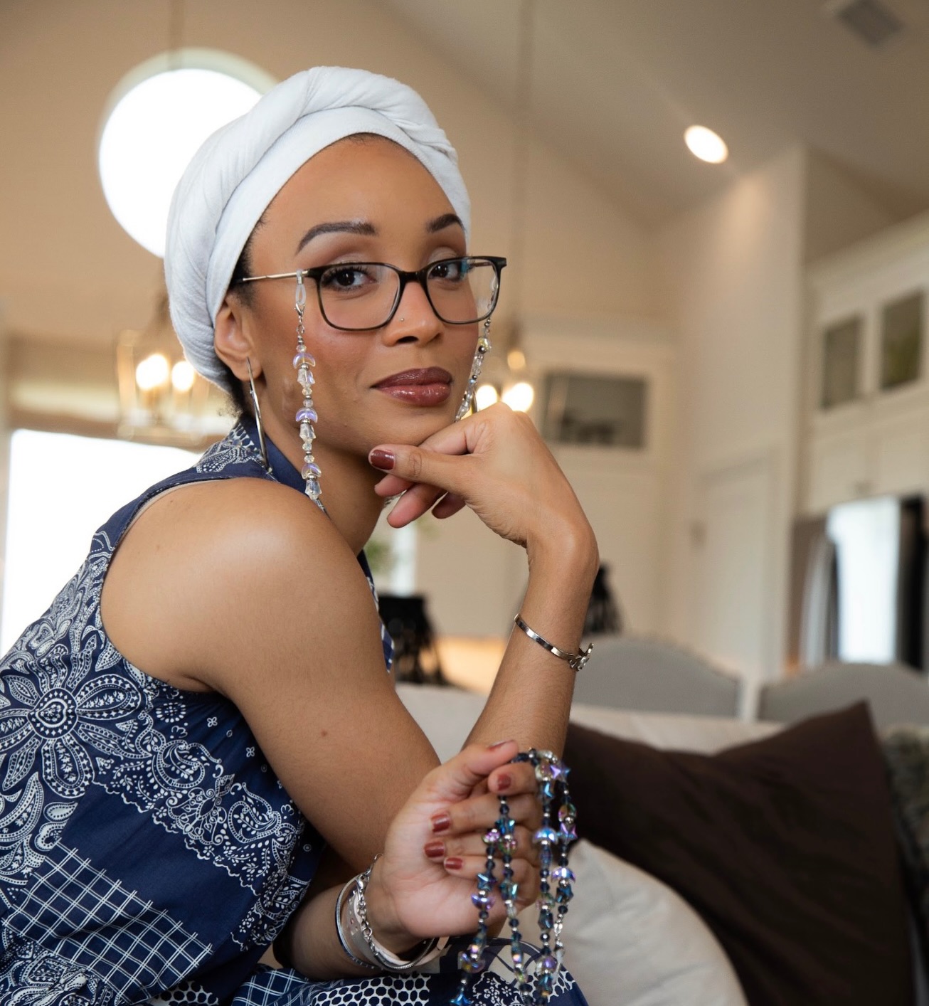 Artist. Visionary. Maker. Project Manager. Matriarch.
Those glasses chains she made them! The art hanging in my daughter’s room… her original!
Let me know if you want to see the art that is hanging so you can feel the urge to need one too!
Jasmine is EVERYTHING and then some. And somehow she manages to also be sweet and nice. 🤯