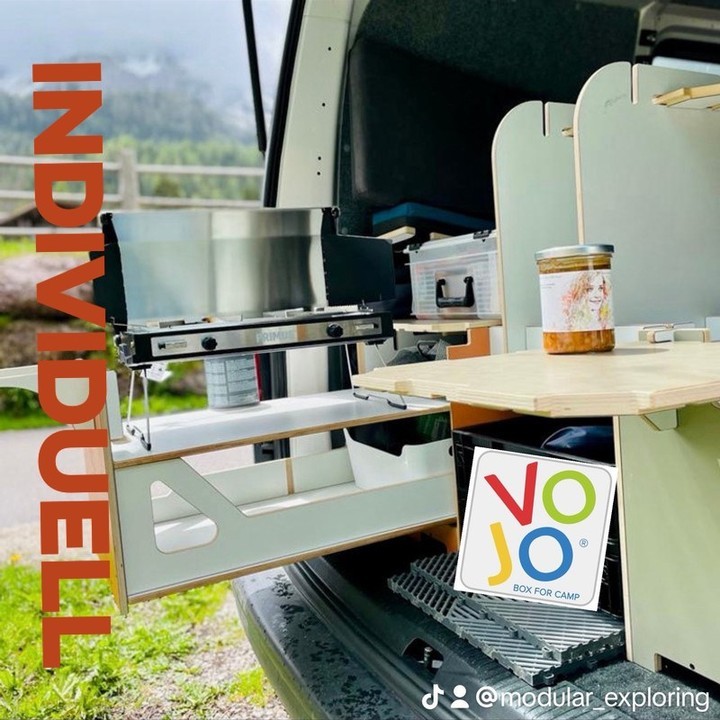 Allinklusive URLAUB ist NIX für DICH ! Mit VOJO BOX kannst individuell ausbauen damit es genau zu Dir passt! #roadtrip #travel #camper #camperlifespain #campbox #modularcamper
