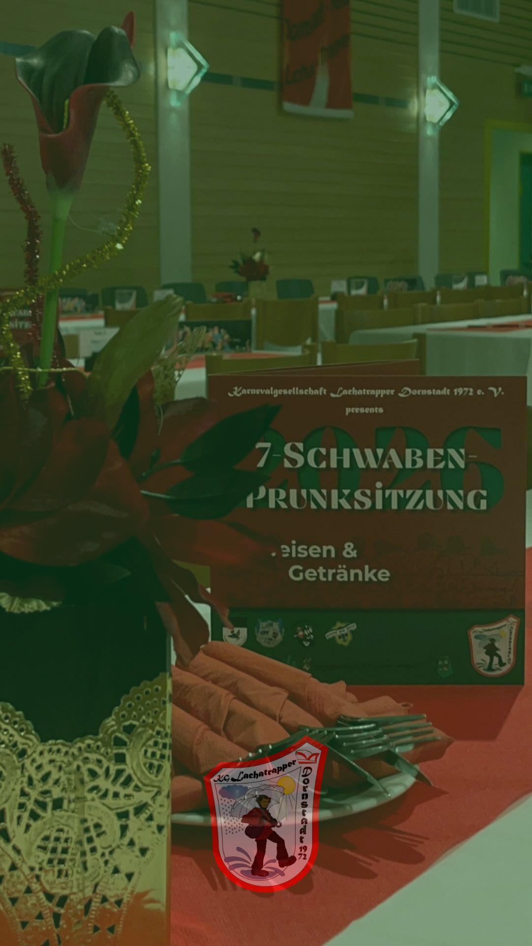 Die Vorbereitungen für morgen laufen auf Hochtouren… 💪🏽🥳
Wir freuen uns auf euch! ❤️
#lachatrapper #dornstadt #kgl #prunksitzung #7schwabenprunksitzung