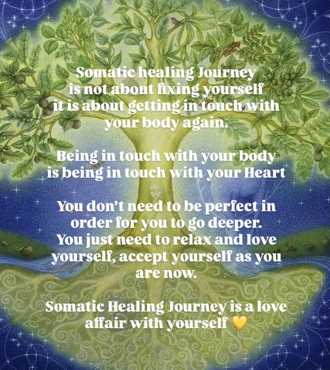 Book a session with me to see how this journey within can change your life.
💎 1 session $100
💎 5 session package $450
For any questions you can DM me or we can book a 15 minute consultation on the phone ❣️
#somatichealing #bodyawareness #comingbackhome❤️ #selfaware #healingjourney
Art by Meraylah