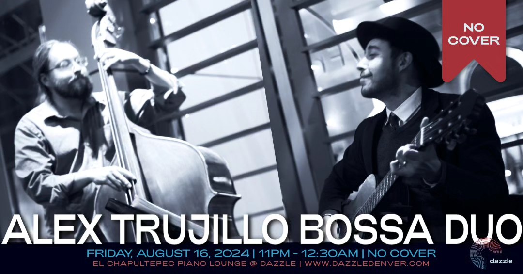 the bossa duo is hot rn & we'll be gettin' saucy in the El Chapultepec Piano Lounge! slide through n vibe.
feat @eirikplaysbass
FRI 8/16 @dazzle_denver
#jazzsauce #jazzcigarette #denverjazz #harvestguitars