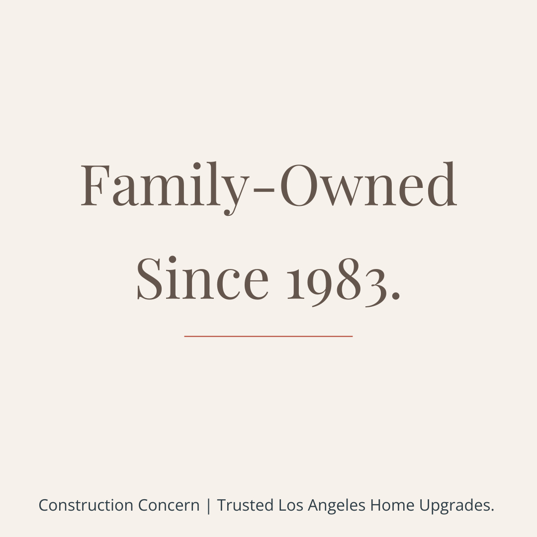Family-owned.
Local.
Trusted since 1983.
For over 40 years, we’ve helped Los Angeles homeowners improve their homes with care, craftsmanship, and a no-pressure approach.
#FamilyOwned
#LosAngelesHomes
#HomeImprovementLA
#WindowReplacement
#SoCalHomes
#TrustedContractor
#ResidentialDesign
#HomeUpgrade