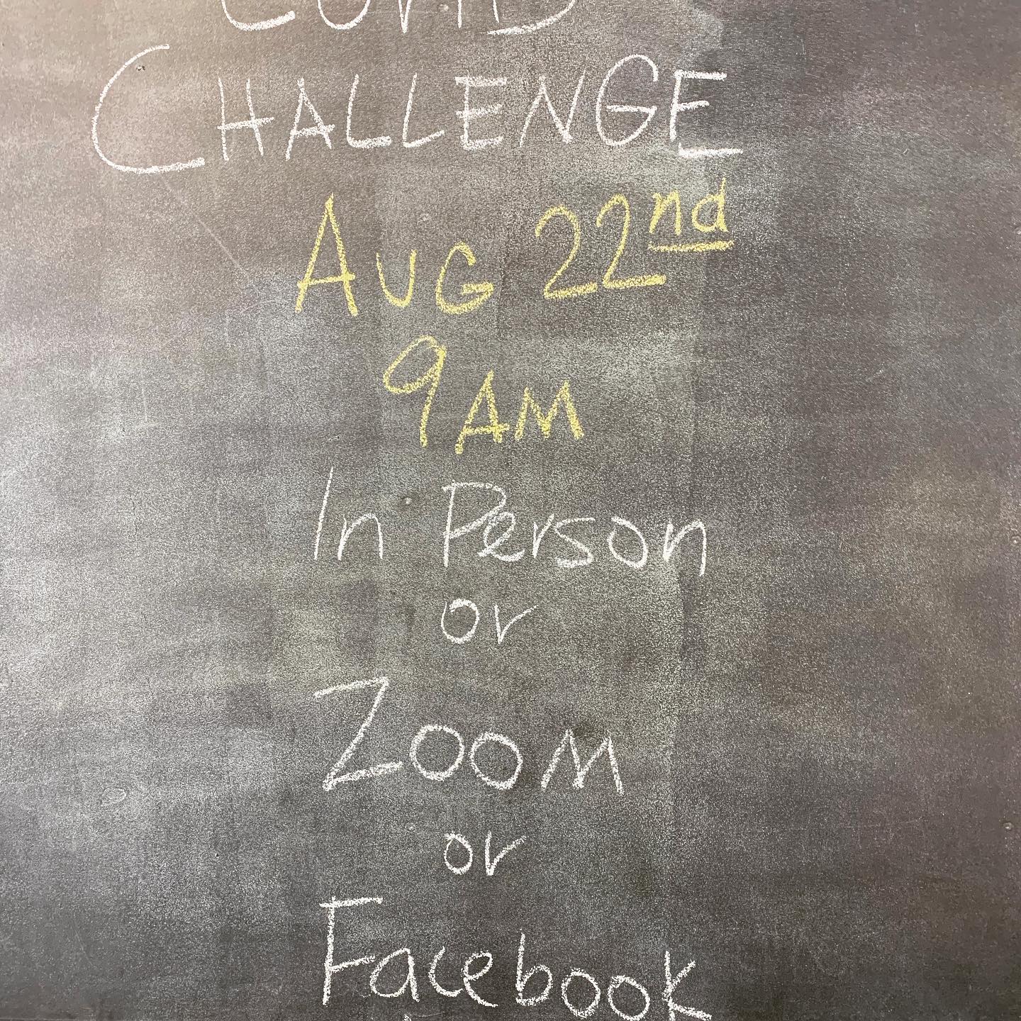 It’s Challenge time!! It is finally here!! It is time to get on track. Things aren’t going back to normal any time soon so let’s focus on our health and wellness during this craziness. We will have in person and virtual options. An email and more information will be coming soon. See you there!!