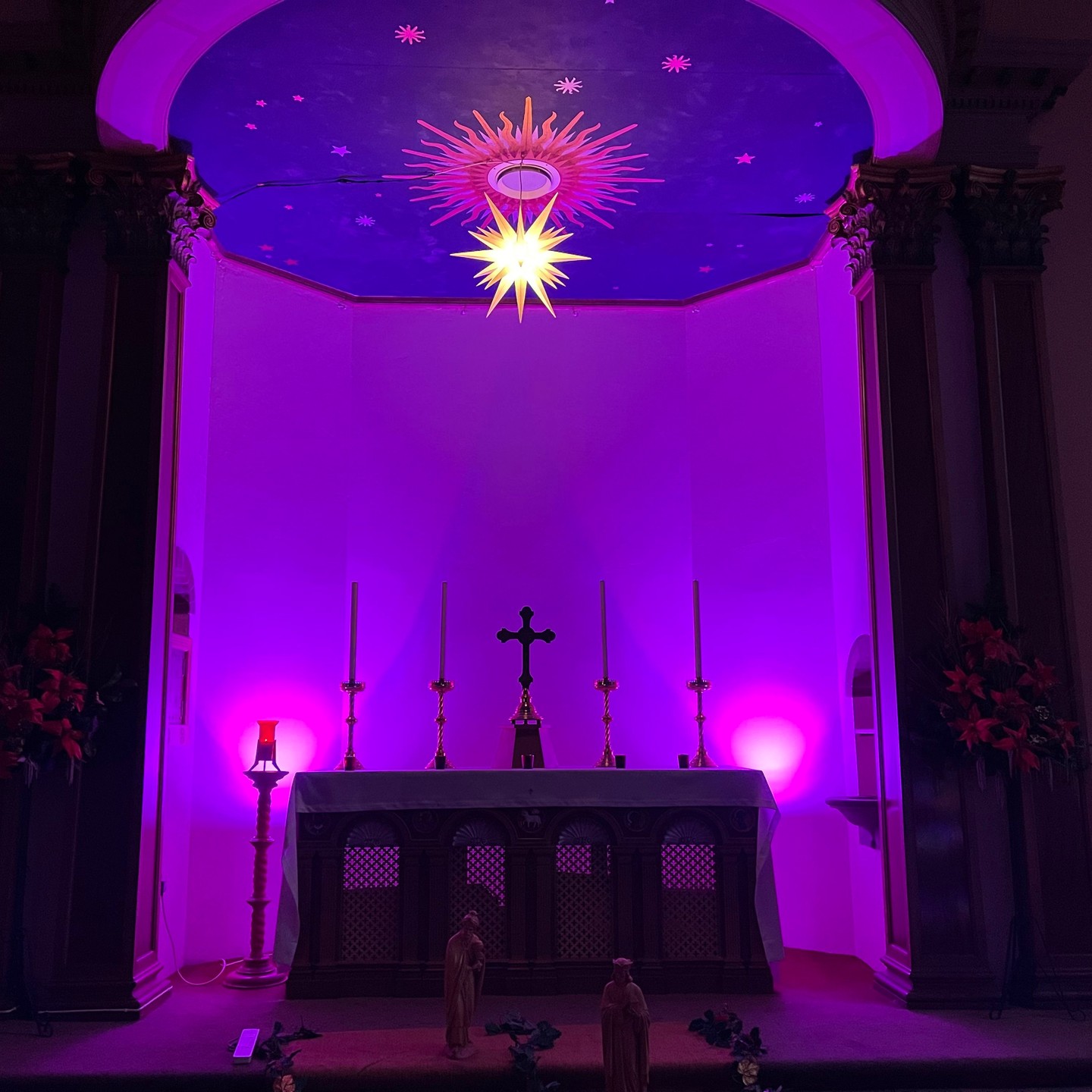 All ready for our Candlelit Carols tomorrow at St George East Boldon. Why not join us at 6.30pm to hear the great story of Jesus birth and to sing some fantastic tunes. Live worship band and the pipe organ together! Refreshments served afterwards - mince pies guaranteed! #reasonfortheseason🌟 #churchforeveryone #yourinvited