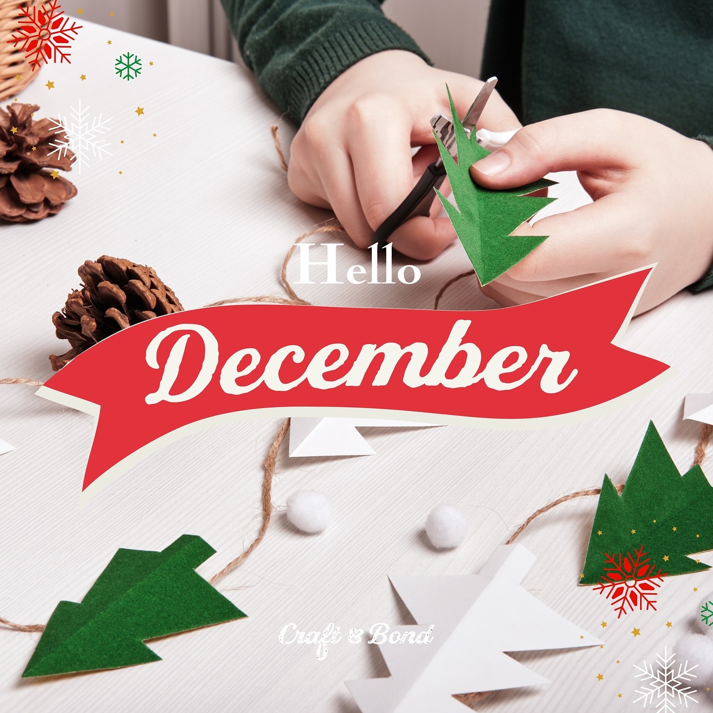 Let's start the holiday season with creative bonding! What's your first DIY project of December? ❄️🎄⛄️