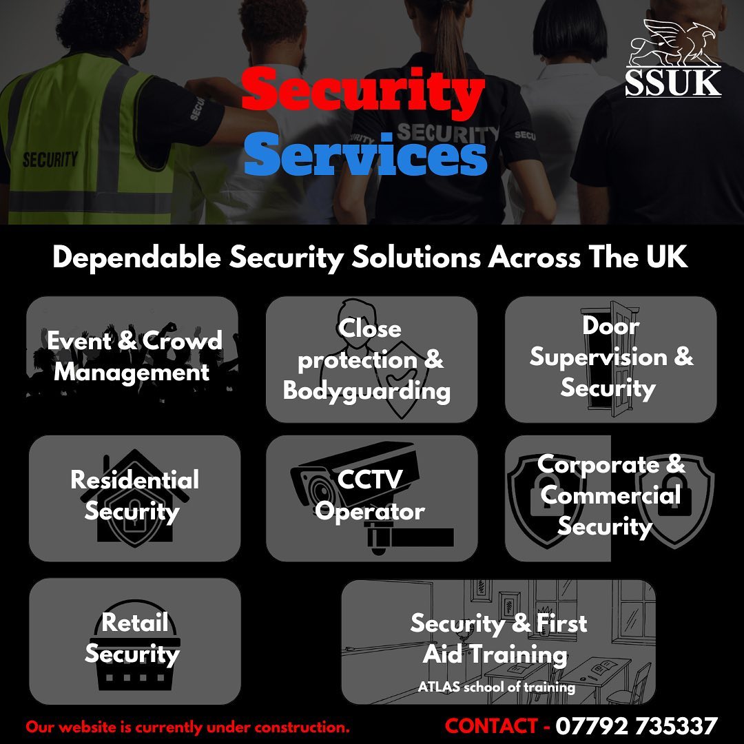 Our SSUK team offer many services tailored to you.