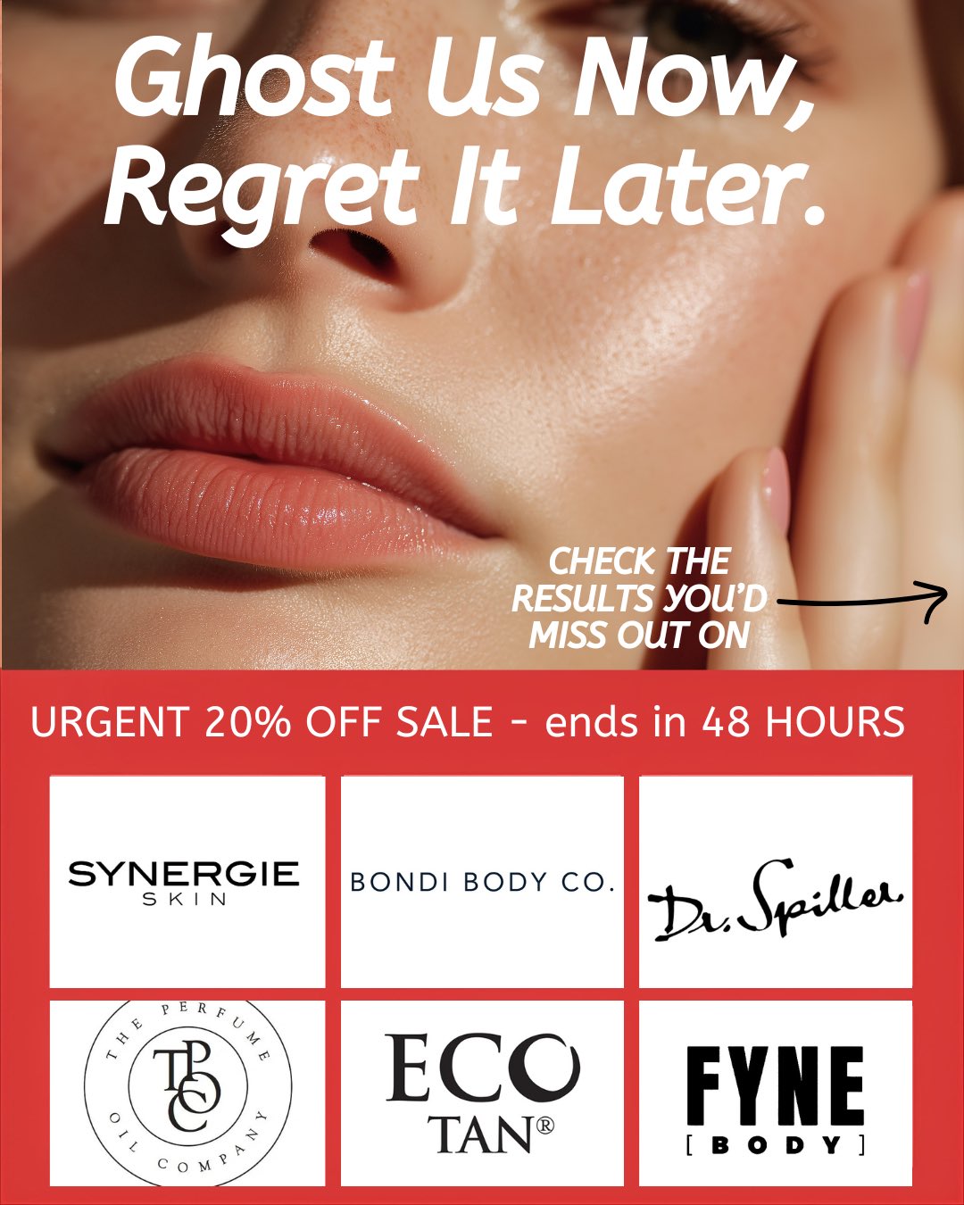 Why settle for skincare that might work when you can get the brands that actually do?
For the next 48 hours, we’re taking 20% off our entire range of clinical, science-backed faves. No fluff, no maybe just proven results for a way better price.
🔥20% OFF EVERYTHING
⏰48 HOURS ONLY
🔗Link in bio to shop the glow.