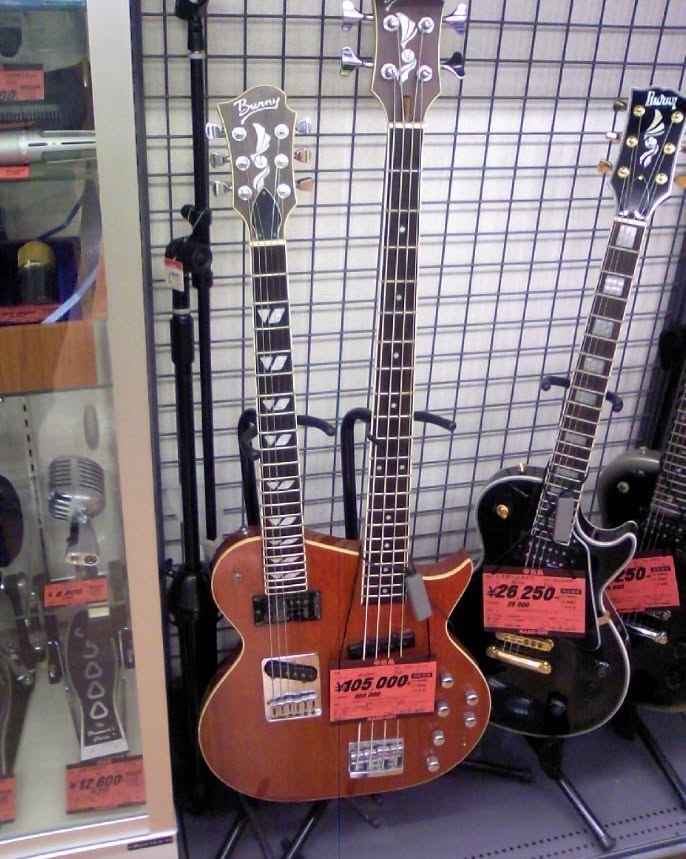 What a bizarre guitar! Should say bass?