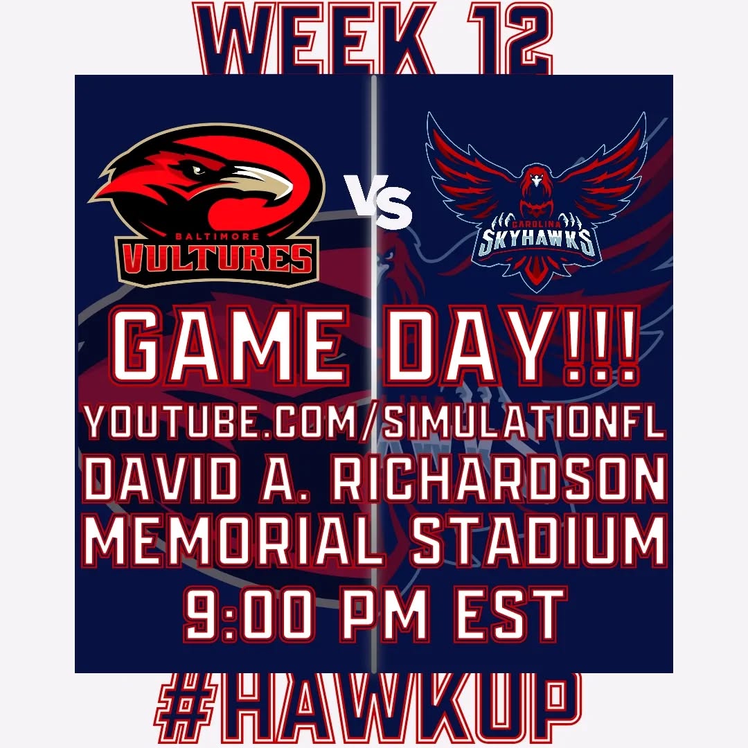 It's finally #GameDay again and the #SkyGang is ready to take on the @sfl_vultures These carrion need to pack up there carry-on now bc they aren't gonna want to stick around #Raleigh after tonight. #HawkUp #WeWantTheSmoke
