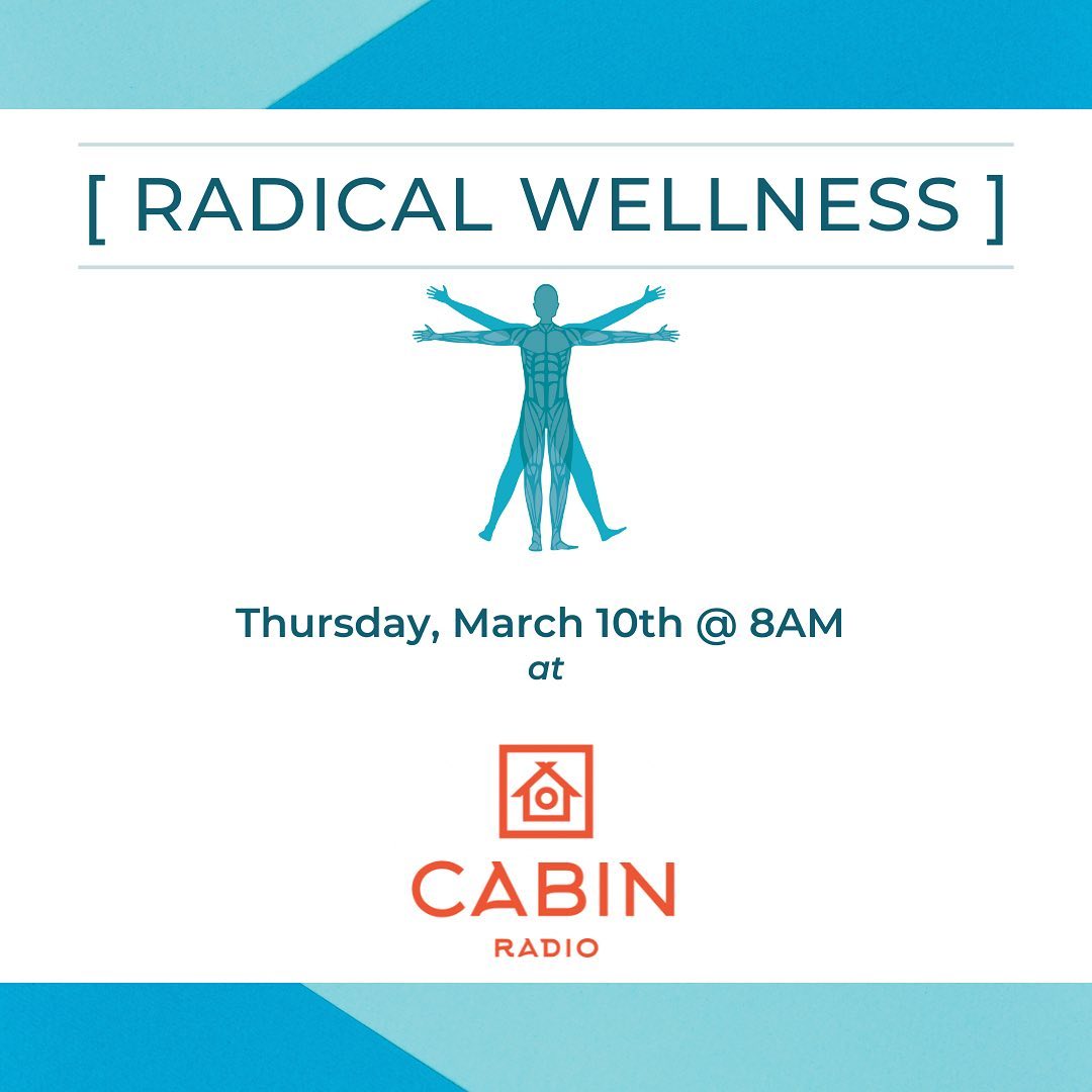 🚨👂You won’t want to miss this! 👂🚨
Catch Radical Wellness next Thursday on Cabin Radio’s morning show! Listen live at 8AM on the app or at Cabinradio.ca, or head to Mornings At The Cabin to hear the recorded show at your convenience.
I’ll be chatting with Cabin about pain and chronic symptoms, and about RAPID and Osteopathic services including what they are, what they’re like, and how they can help you! 💪
✨There may also be a first official announcement of a big change ahead for Radical Wellness - be sure to stay tuned!✨
#localnews #morningsatthecabin #radicalwellnessatthecabin #pain #chronicpain #chronicsymptoms #integrativehealth #rapidnfr #manualosteopathy #osteopathictherapy #radicalwellness