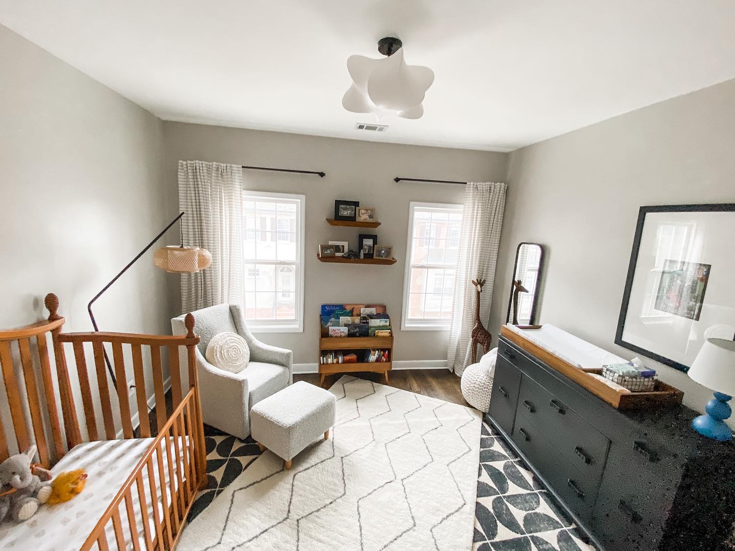 Everything has arrived… in time for baby! It started with a crib and a piece of art. This nursery is ready to meet baby!! So thankful for our clients putting their trust in us to make a space feel cozy!
.
.
.
.
.
#nurserydecor #eclecticdecor #interiordesignideas #bohonursery