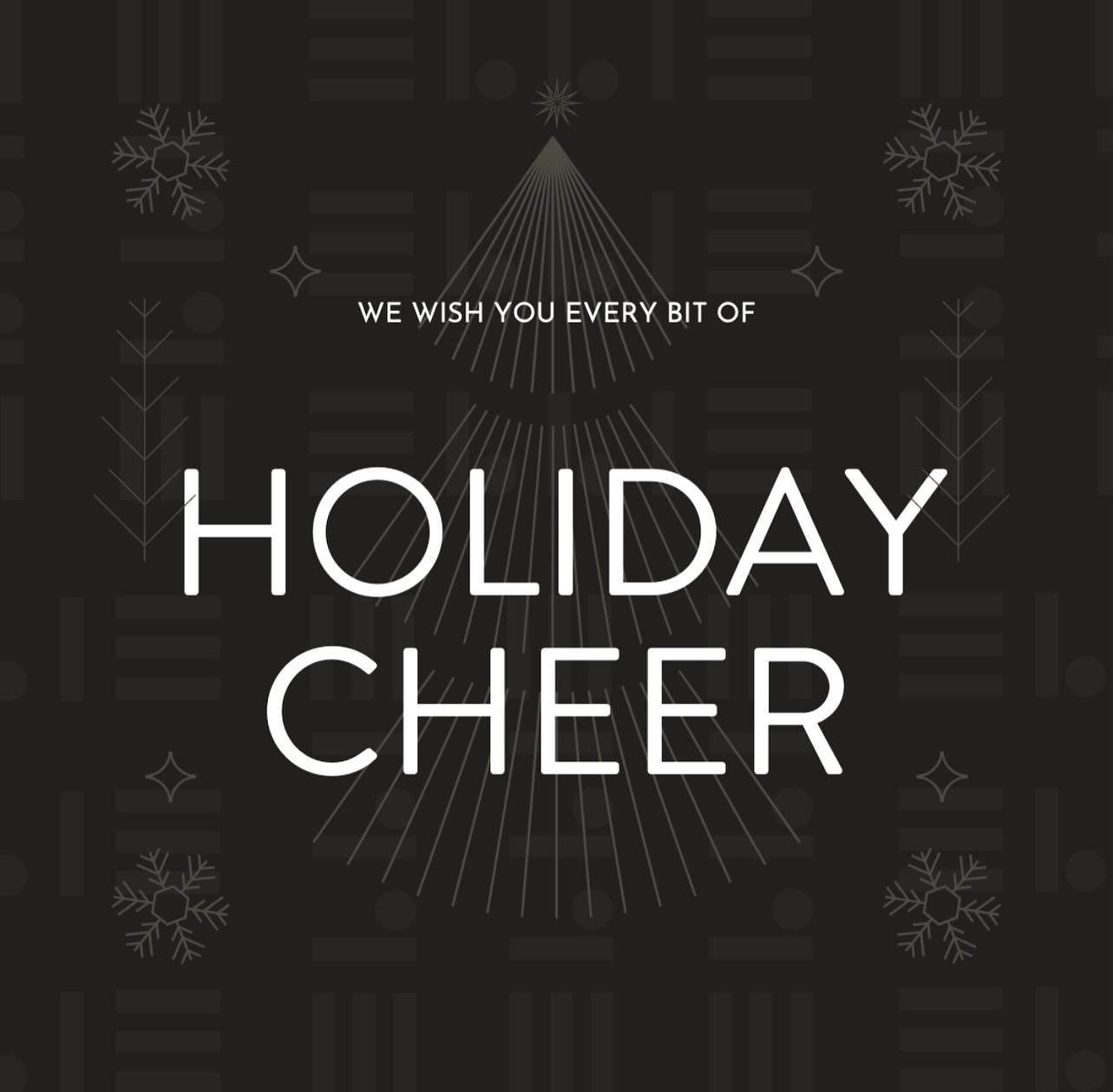 Happy Holidays from our family to yours! Wishing you all the best of the season.