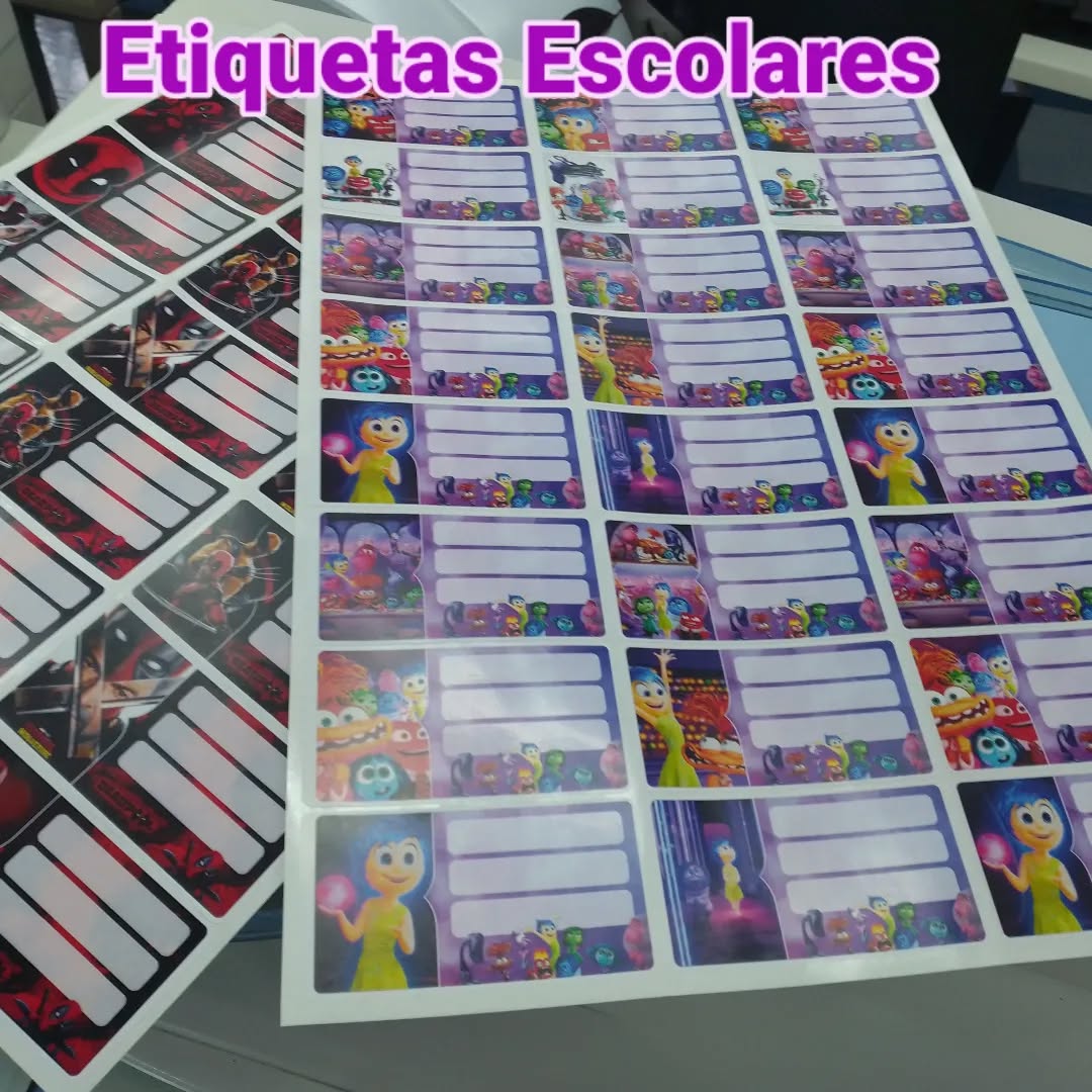 🎒 ¡No pierdas tus útiles en este nuevo año escolar! 🎒
¿Cansado de que tus hijos pierdan sus lápices, libros y cuadernos en el colegio? ¡Tenemos la solución perfecta! Nuestras etiquetas escolares personalizadas son duraderas, resistentes y vienen en diseños divertidos.