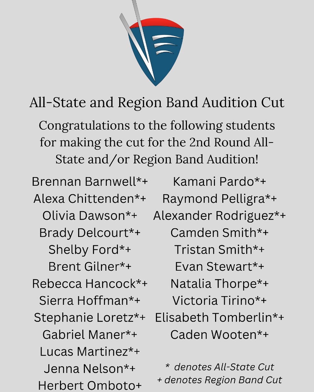 Congrats to these awesome students!