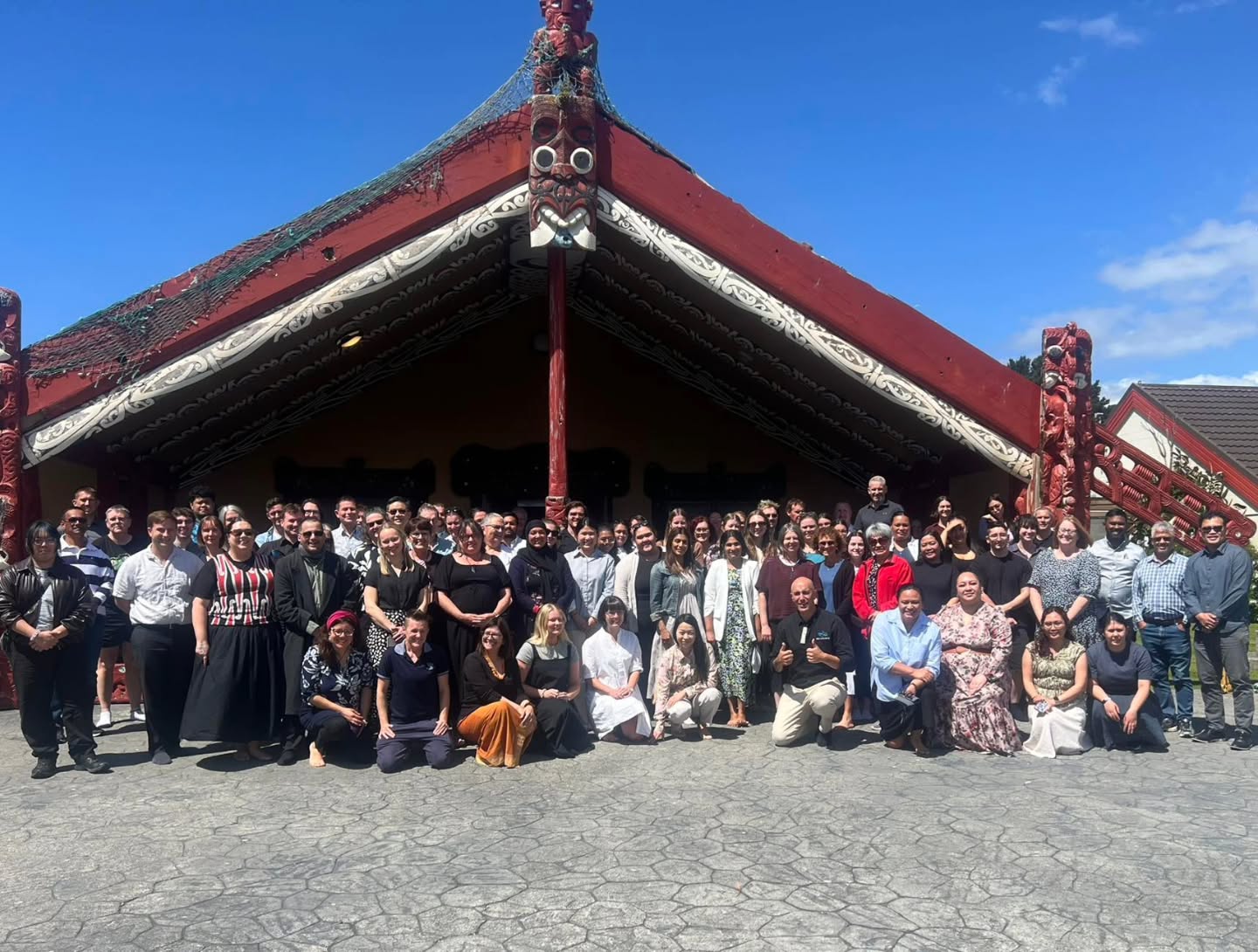 Ngā mihi nui to the 100 plus kaimahi of Aotea College who gathered at Maraeroa Marae for a Te Tiriti o Waitangi education day, facilitated by Nathan.
A powerful day of wānanga, kōrero and collective learning as they prepare to return to kura next week alongside their tauira.