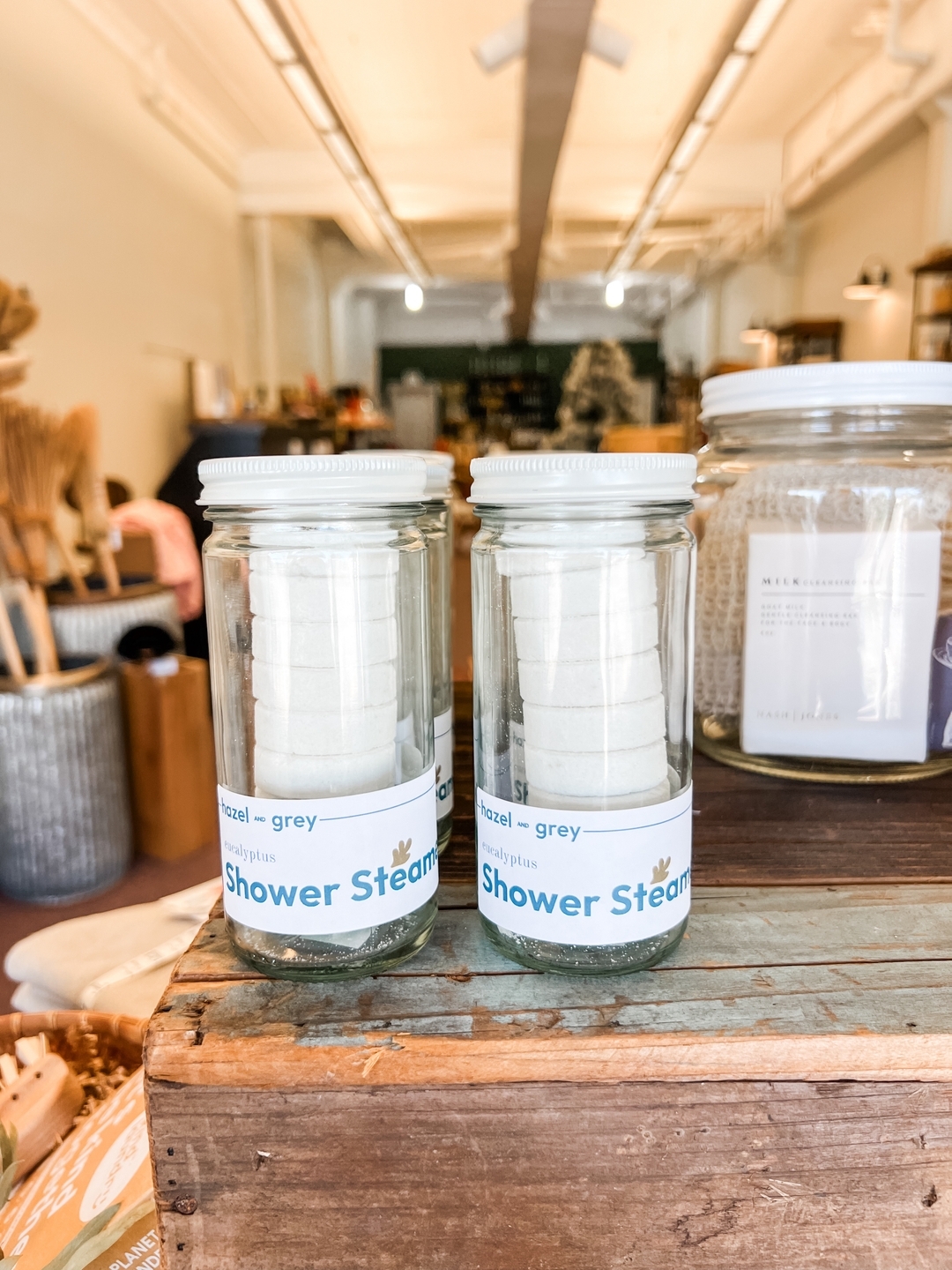 Need a quick gift? You can’t go wrong with a jar of shower steamers— always one of our top sellers.