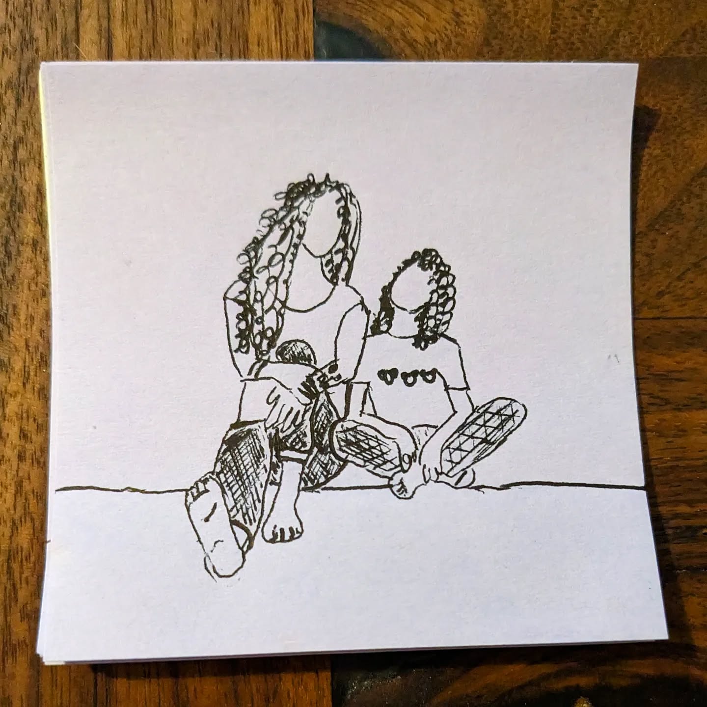 I got picked for one of the "big group demo" sessions in my training.
That's me having a 1:1 therapy session in front of 50 other people as a learning opportunity.
What I love about this work the most, is how powerful it can be to sit in connection to someone else just holding space for my system to slow down and find truths and information and internal knowings without having to try and "figure it out". Moving out of my head and into my body/heart was not an easy transition for me. And I'm still often back in my head trying to solve puzzles and connect the dots but the times I've felt best are when I can just sit and offer connection, space, patience, and curiosity to my own system of parts.
Feeling grateful to have found a clinical home in the IFS world and extra grateful to be able to be in training spaces where I can learn from so many others out there doing this work!
I've taken to making little sketches after therapy sessions to capture a moment or the feeling of whatever I did so I can see it on my desk throughout the week 💜
#internalfamilysystems #ifstherapy #partswork #innerchildhealing #selfcompassion #turntoward #therapistsofinstagram #therapyfortherapists