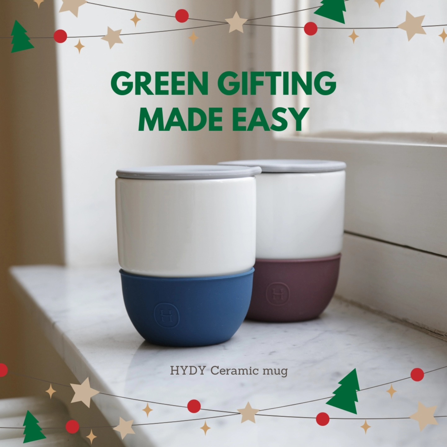 Looking for the perfect gift? Our ceramic mugs combine style, sustainability, and function. Celebrate Christmas the eco-friendly way!
#California #HYDY #Hydybottle #greenlife #travelproducts #sustainableliving #sustainablebeauty #sustainableproducts #reusablebottle #greenlife