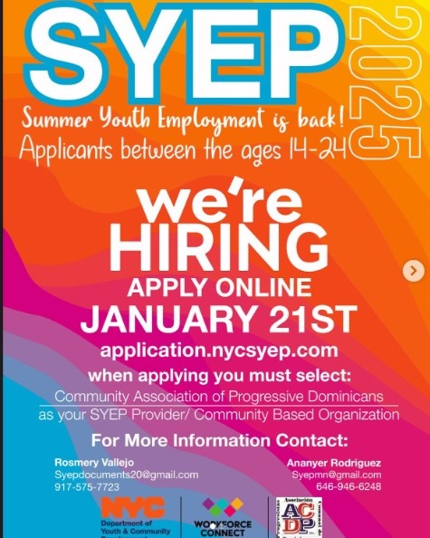 Summer Youth Employment is now open!!!!