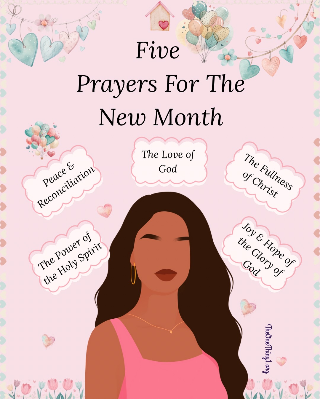 Hi Friends, it’s a beautiful new month and God’s presence is with us. Let’s soak in His goodness knowing in every moment, He is loving, guiding, protecting, providing, and keeping us.
Let’s be intentional to honor Him, by acknowledging His presence, walking unhurried, and anchored, not anxious or afraid. Let’s live from the overflow of His kindness so that we cease from striving because we rest in the glorious truth: we belong.
This month may these 5 prayers shape the posture of our hearts and remind us we are the sanctuary of the Living God where His love profusely abounds♥️.
Let’s Pray.
♥️ The Love of God
Abba Father, Your love is better than life.
I’m grateful for the finished work of Jesus Christ, where love is received and not earned. Make my heart Your dwelling place, anchored in grace. In Jesus’ Name, Amen.
“Because Your lovingkindness is better than life, My lips shall praise You.” Psalms 63:3.
🕊️ Peace & Reconciliation
Prince of Peace, by Your blood I have been brought near. Let Your peace guard my heart and quiet every anxious thought. Rule and reign within me, for I am Your sanctuary. In Jesus’ Name, Amen.
“But now in Christ Jesus you who once were far off have been brought near by the blood of Christ. For He Himself is our peace…”Ephesians 2:13-14.
👑 The Fullness of Christ
Lord Jesus, live fully in me. Form Your mind, humility, and obedience within my heart. Be revealed through me as You make me Your dwelling place. In Jesus’ Name, Amen.
“And you are complete in Him, who is the head of all principality and power.” Colossians 2:10.
🔥The Power of the Holy Spirit
Holy Spirit, I yield to Your leading. Strengthen me to walk in truth, resist temptation, and bear fruit. Fill this temple with the power of Your eternal life. In Jesus’ Name, Amen.
“But if you are led by the Spirit, you are not under the law.” Galatians 5:18.
🌟 Joy & Hope of Glory of God
Holy Father, anchor me in the hope of glory.
Let the joy of Christ strengthen my soul and shape my affections. Fill Your sanctuary with holy expectation and peace. In Jesus’ Name, Amen.
“…Christ in you, the hope of glory.” Colossians 1:27.
Continued in Comments👇🏾