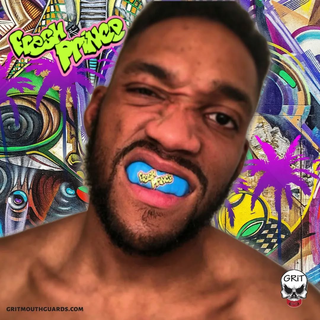 The Fresh Prince: a throwback to the 90's. gritmouthguards.com #gritmouthguards #gritmouthguard #mouthguard #freshprince #throwback #throwbackthursday