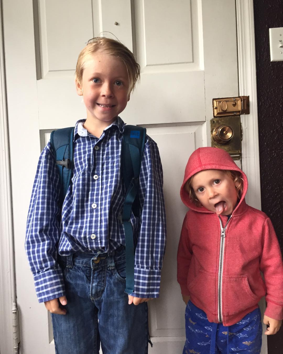 Last day of grade one! Hair and wardrobe done by Rhys