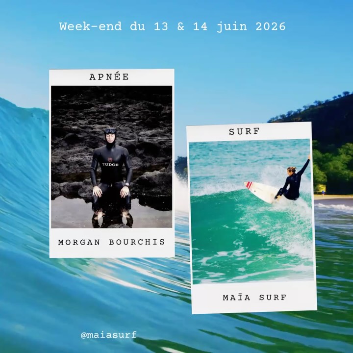 Surf & apnée, édition 2.0, le 13 & 14 Juin !
🌸
Après le succès de la première édition et vos incroyables retours, nous sommes super heureux avec @morganbourchis triple champion du monde d’apnée, de vous retrouver cette année pour re partager deux jours à vos côtés.
Et nous sommes également ravis de vous annoncer que cette année, @ion_store_hossegor et @picturestorehossegor sont partenaires de l’événement.
Merci beaucoup de soutenir ce joli projet !
🙏
Voici donc toutes les infos. Je sais que certains attendaient avec impatience !!
😉
Au programme:
- De l’apnée à sec et des exercices de respiration,
- De l’apnée statique en piscine,
- Des étirements, du yoga, du lâcher prise…
- De l’apnée dynamique en piscine (avec matériel),
- Du surf,
- De l’apnée dynamique sur la plage,
- De la nage et de l’apnée en mer,
- Du sauvetage et de la sécurité en mer,
- Du bodysurf,
- De l’apnée dynamique sur vélo….
- Tarif: 298 euros.
- Plus que 7 places disponibles sur les 12.
🌸
Le but de ce week-end?
Te sentir plus confiant ou confiante sur l’eau et sous l’eau grâce à tout ces ateliers qui vont te permettre d’apprendre à mieux te connaître, à écouter tes sensations, à lâcher prise, à te surpasser et à donner le meilleur de toi-même.
🌸
Nous avons pensé ce programme avec Morgan pour vous aider dans votre pratique du surf au quotidien, à vous sentir mieux pour progresser plus vite, l’esprit libre.
👉 Chacun évolue à son rythme et à son niveau, sans jugement. Nous sommes là pour vous y aider.
🌸
Nous avons déjà hâte de ce week-end !
Si le programme te plaît et que tu souhaites nous rejoindre pour donner le meilleur de toi-même dans une ambiance bienveillante, rejoins-nous 👇
📩 Inscriptions et réservations :
Maïa surf: 0686496014- samsonmarigot@gmail.com.
#surf #apnee #edition2 #seignosse #landes