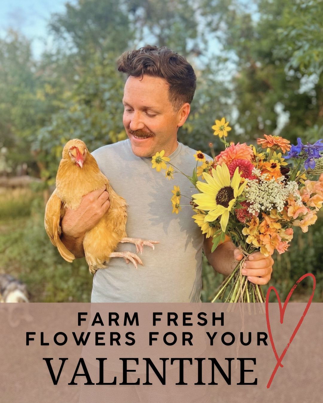 Did you know that we have a special Valentines surprise! We've orchestrated the perfect gift for your loved one! Because Valentines Day is before flowers show their pretty faces in Colorado. We've decided that a gift of a flower subscription would be the perfect gift! I'll be putting the link in our bio today to have a look. On top of the subscription, you'll also get a Framed floral quote and a tour of the farm. Can't wait for you to make your partners get you this! lol. :) PS. My awesome friend Heather with @ez_ai_systems has been helping me make this really great campaign.