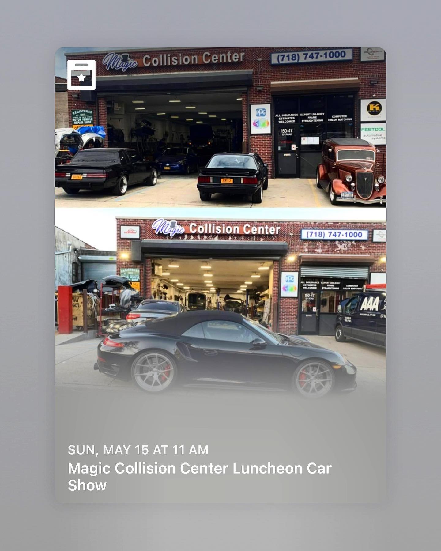 Come on by for our first car show @magiccollision