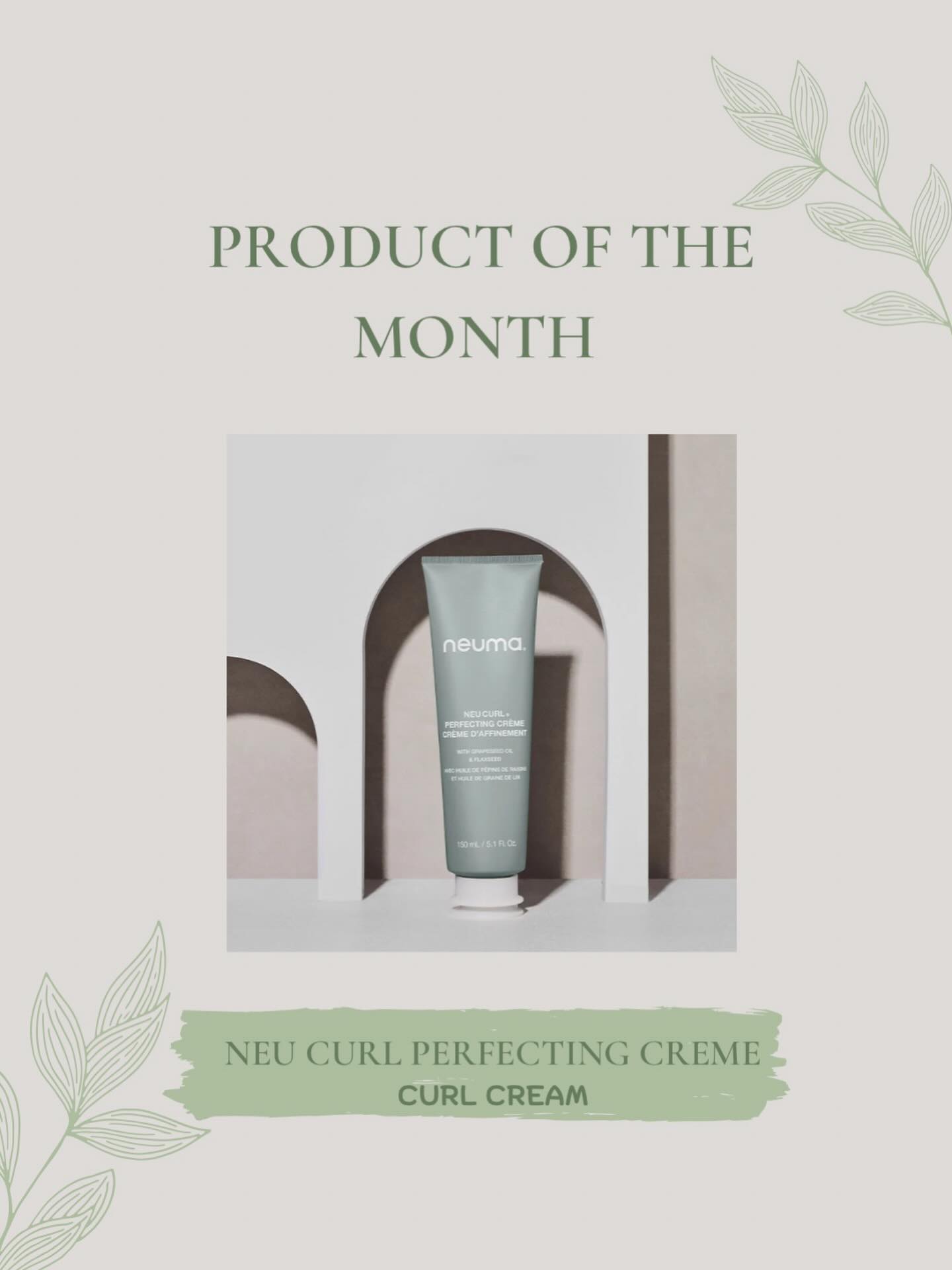ORA HAIRâS PRODUCT OF THE MONTHâ¨
NEU CURL PERFECTING CRĂME
This product enhances curl formation for touchable waves, curls and coils. Lightweight defining crème nourishes hair while adding shape, memory and soft support for a frizz-free finish.
All Neuma products are Synthetic Fragrance Free, Vegan, Cruelty Free, Gluten Free and Soy Free. Neuma has 100% Recyclable bottles, 100% Post-Consumer Resin and use Wind-Powered Offsets. Through partnership with Trees for the Future, for every Neuma product sold a donation is made to help protect the planet, empower women, transform lives and end poverty.
#productofthemonth #orahair #neuma #productimformation #curlcream